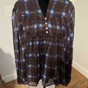 Women’s Lucky Brand Long Sleeve Top Size XL